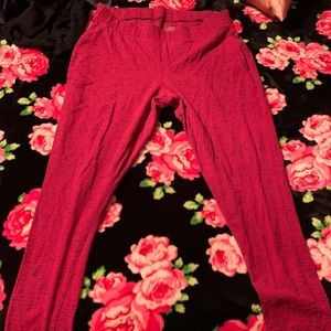 Torrid red leggings size 3